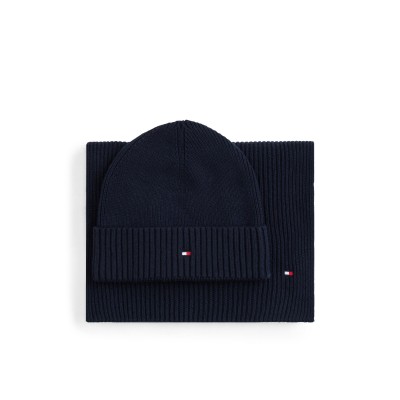 шал,всички,шапки,tommy,hilfiger,flag,beanie,scarf,gift,pack,space,blue