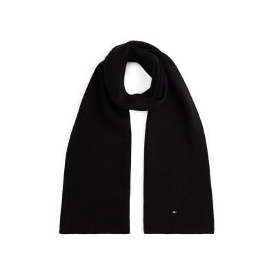 зимни,аксесоари,промоция,на,зимни,облекла,tommy,hilfiger,tommy,sml,flag,scarf,jn54,black,bds