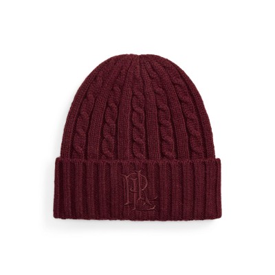 дамска,шапка,всички,шапки,зимни,аксесоари,lauren,by,ralph,lauren,women,s,cable,beanie,dark,garnet