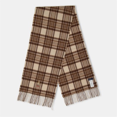 шал,ръкавици,шапки,и,шалове,зимни,аксесоари,polo,ralph,lauren,polo,plaid,scarf,ld05,cream