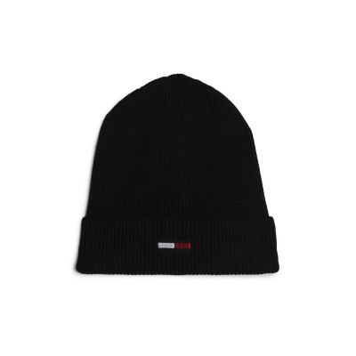 шапка,всички,шапки,зимни,аксесоари,tommy,jeans,tjw,elongated,flag,beanie,black