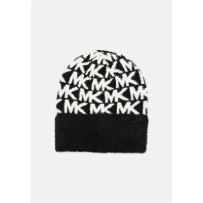 шапка,всички,шапки,зимни,аксесоари,плажни,шапки,аксесоари,на,разпродажба,michael,michael,kors,mk,logo,cuff,beanie,black