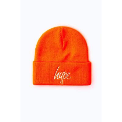 шапка,плажни,шапки,ученически,шапки,ръкавици,и,шалове,hype,script,beanie,99,orange