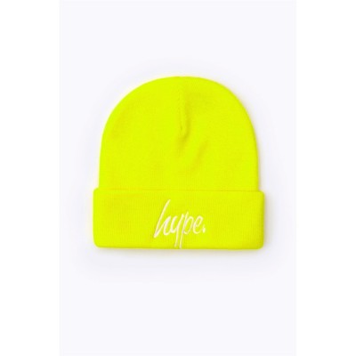 шапка,плажни,шапки,ученически,шапки,ръкавици,и,шалове,hype,script,beanie,99,fluoresc,yel