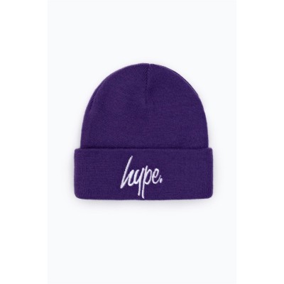 шапка,плажни,шапки,ученически,шапки,ръкавици,и,шалове,hype,script,beanie,99,purple