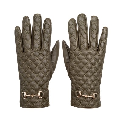 ръкавици,ръкавици,шапки,и,шалове,зимни,аксесоари,biba,biba,quilted,leather,gloves,khaki