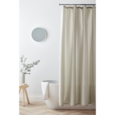 домашни,потреби,аксесоари,за,баня,homelife,homelife,waffle,shower,curtain,natural