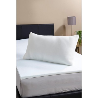 спално,бельо,и,комплекти,homelife,foam,mattress,topper,with,pillow,white