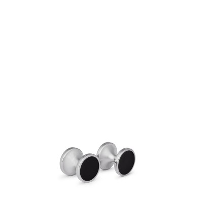 hugo,tokeep,round,cufflinks,black
