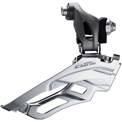 велосипедни,светлини,и,катинари,shimano,claris,r2000,double,8,speed,band,clamp,front,derailleur,grey