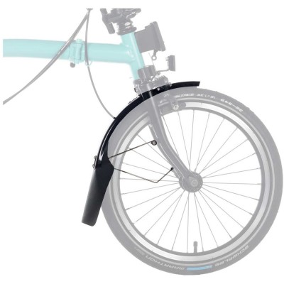 brompton,front,mudguard,blade,&,flap,black