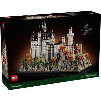 lego,lego&#174;,architecture,21063,neuschwanstein,castle,collectible,model,kit,for,adults,tbc