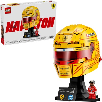 lego,editions,scuderia,ferrari,hp,lewis,hamilton,helmet,43022,hamilton,helmet