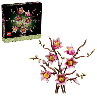 lego,botanicals,magnolia,branches,faux,flowers,set,11510,multi