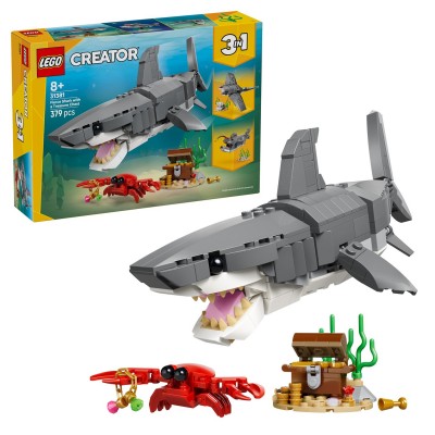 игри,и,технологии,всички,игри,и,играчки,lego,creator,3in1,fierce,shark,with,a,treasure,chest,31381,retro,gaming
