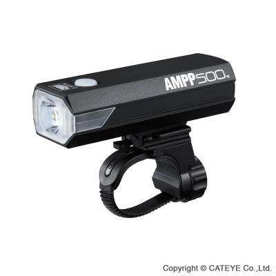 cateye,ampp,500s,viz,150,bike,light,set,black