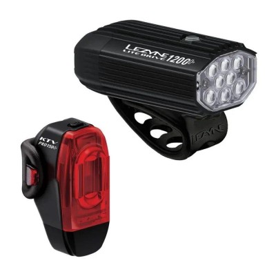 lezyne,lite,drive,1200,ktv,drive,pro,led,lights,set,black
