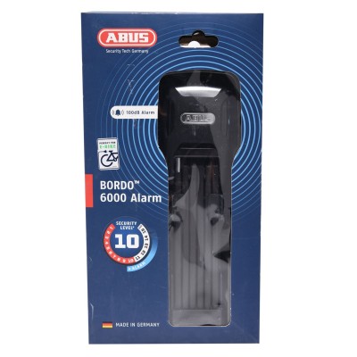 велосипедни,светлини,и,катинари,abus,bordo,5700,alarm,90cm,folding,lock,black