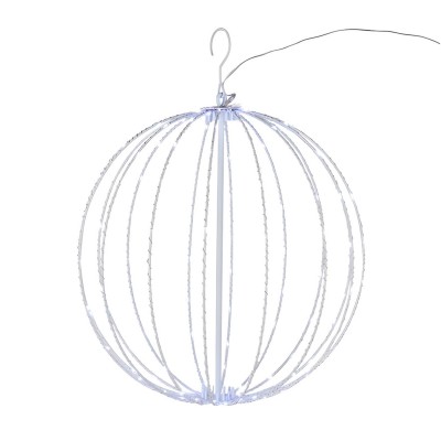 коледни,опаковки,и,декорации,the,spirit,of,christmas,led,bauble,40cm,54,white,one,size,white