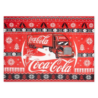 подаръци,и,играчки,домашни,потреби,спално,бельо,и,комплекти,coca,cola,coca,cola,officially,licensed,christmas,flannel,fleece,150,x,120,cm,red