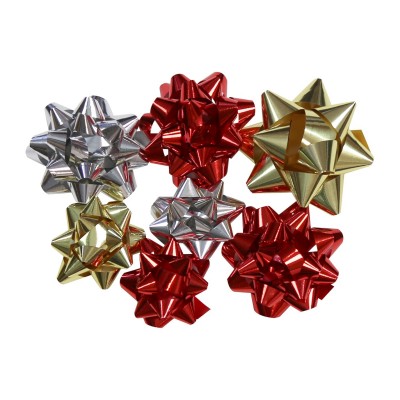 подаръци,и,играчки,the,spirit,of,christmas,16pk,foil,bows,54,red