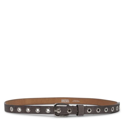diesel,men,s,b,d,stud,40,leather,belt,black