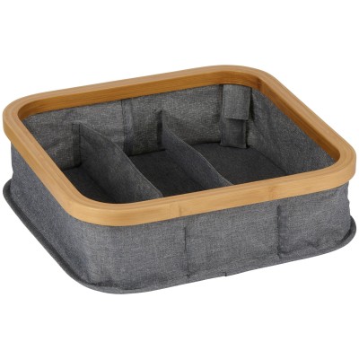 домашни,потреби,alpina,storage,basket,with,3,sections,30x30x9cm,multi