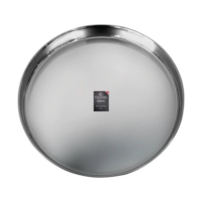 viners,round,food,tray,ss