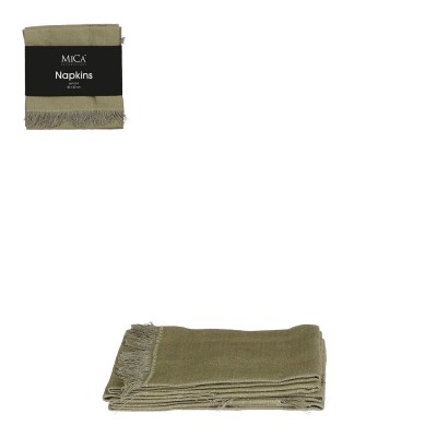 аксесоари,на,разпродажба,mica,villia,napkin,4,pieces,green