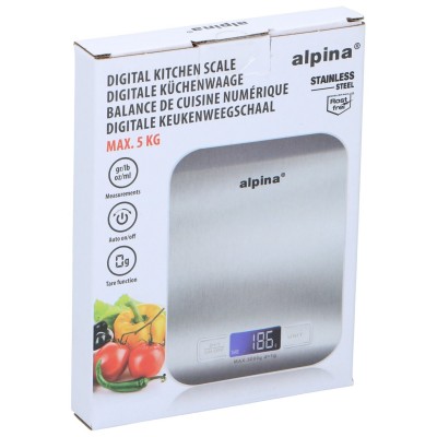 alpina,kitchen,scale,5kg,digital,metal,multi