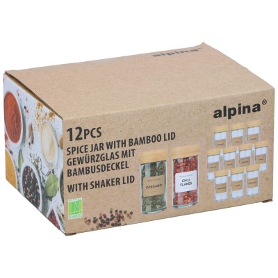 alpina,spice,jar,with,bamboo,lid,4,5x9,5cm,multi