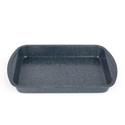 russell,hobbs,38cm,carbon,steel,marble,non,stick,roasting,tray,grey