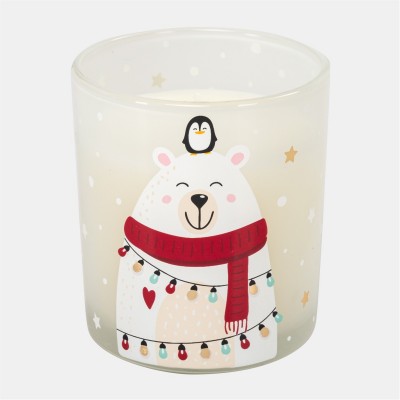коледни,опаковки,и,декорации,the,spirit,of,christmas,soc,polar,bear,candle,snowflake