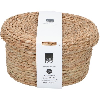 домашни,потреби,arti,casa,soft,basket,with,lid,home,storage,brown