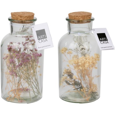 домашни,потреби,аксесоари,на,разпродажба,arti,casa,glass,vase,dried,flowers,multi