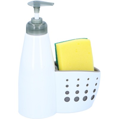 аксесоари,за,баня,alpina,alpina,soap,dispenser,with,sponge,holder,white