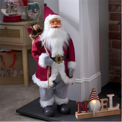 коледни,опаковки,и,декорации,the,spirit,of,christmas,63cm,ornament,54,santa,one,size,santa