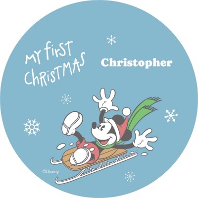 the,spirit,of,christmas,personalised,disney,christmas,keepsake,decoration,mickey,mouse,sleigh,blue