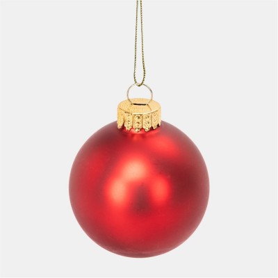 коледни,опаковки,и,декорации,the,spirit,of,christmas,9pk,60mm,glass,bauble,multicolor,matt,red
