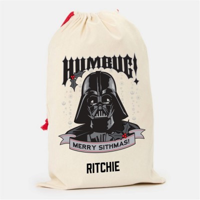 мъжки,стоки,с,аним.,герои,the,spirit,of,christmas,personalised,christmas,disney,character,sack,star,wars,darth,vader,humbug