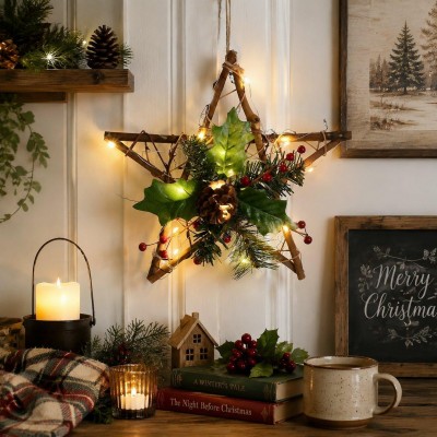 the,spirit,of,christmas,light,up,hanging,star,berries
