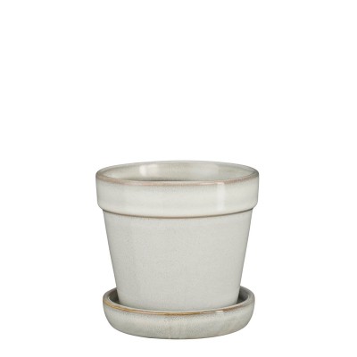 градина,/,на,открито,аксесоари,на,разпродажба,mica,clint,pot,with,saucer,white