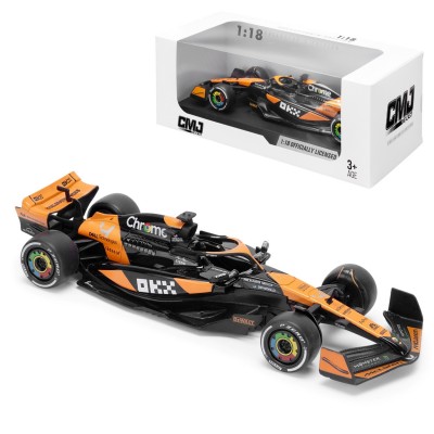 cmj,cmj,die,cast,car,1:18,scale,mclaren,f1,2024,orange