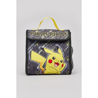 чанта,всички,чанти,pokemon,kids,lunch,bag,black