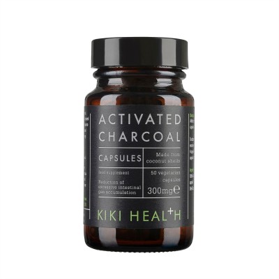 kiki,health,activated,charcoal,vegicaps,black
