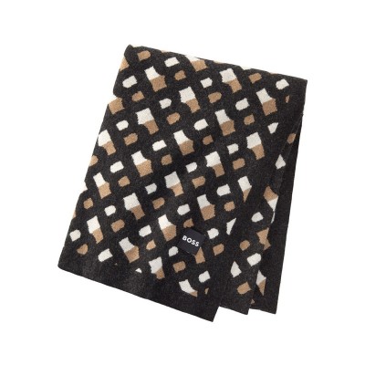 аксесоари,на,разпродажба,boss,home,monogram,throw,black,brown