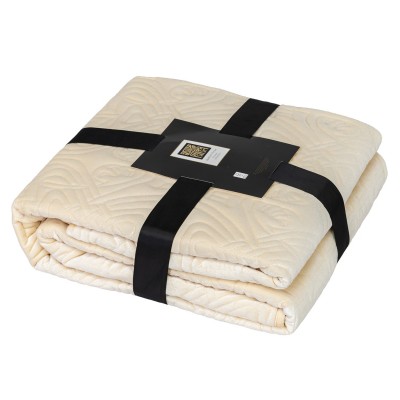 подаръци,и,играчки,домашни,потреби,обзавеждане,и,меки,мебели,biba,biba,filigree,quilted,throw,ivory