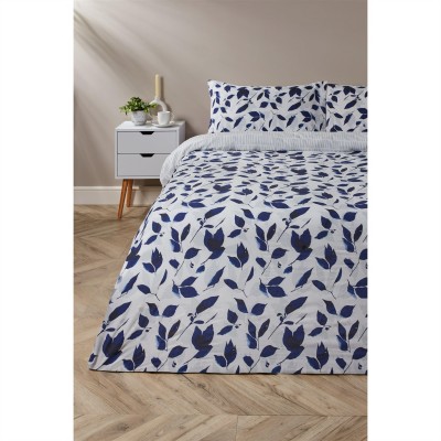 спално,бельо,и,комплекти,homelife,silhouette,indigo,duvet,set,blue
