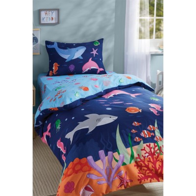 спално,бельо,и,комплекти,аксесоари,на,разпродажба,homelife,under,the,sea,kids,duvet,set,multi