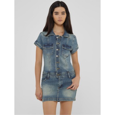 дамски,поли,и,рокли,guess,guess,bltd,dnm,drs,ld44,rain,lt,wash